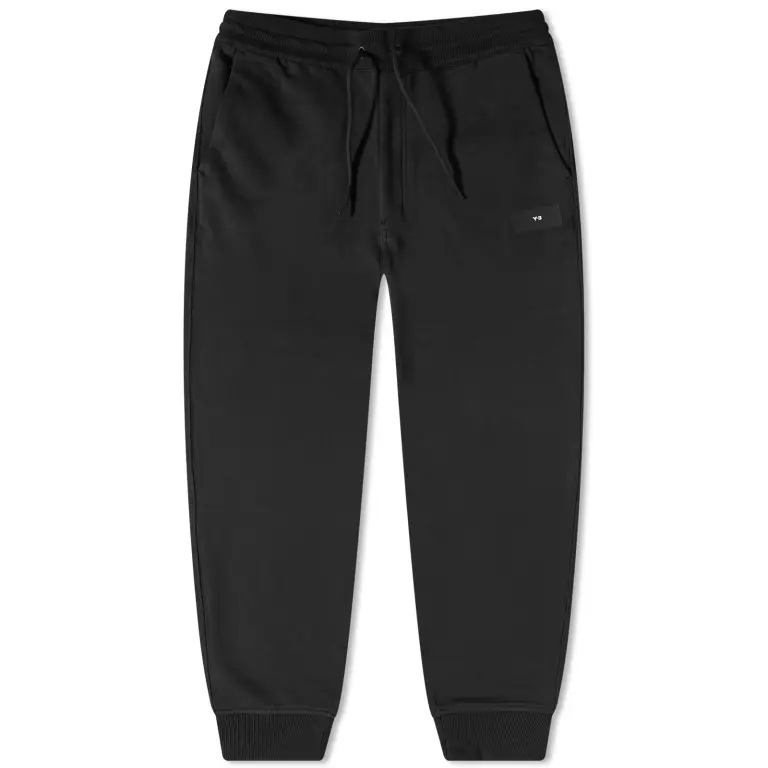 ADIDAS Y-3 CORE CUFFED LOGO JOGG PANTS
