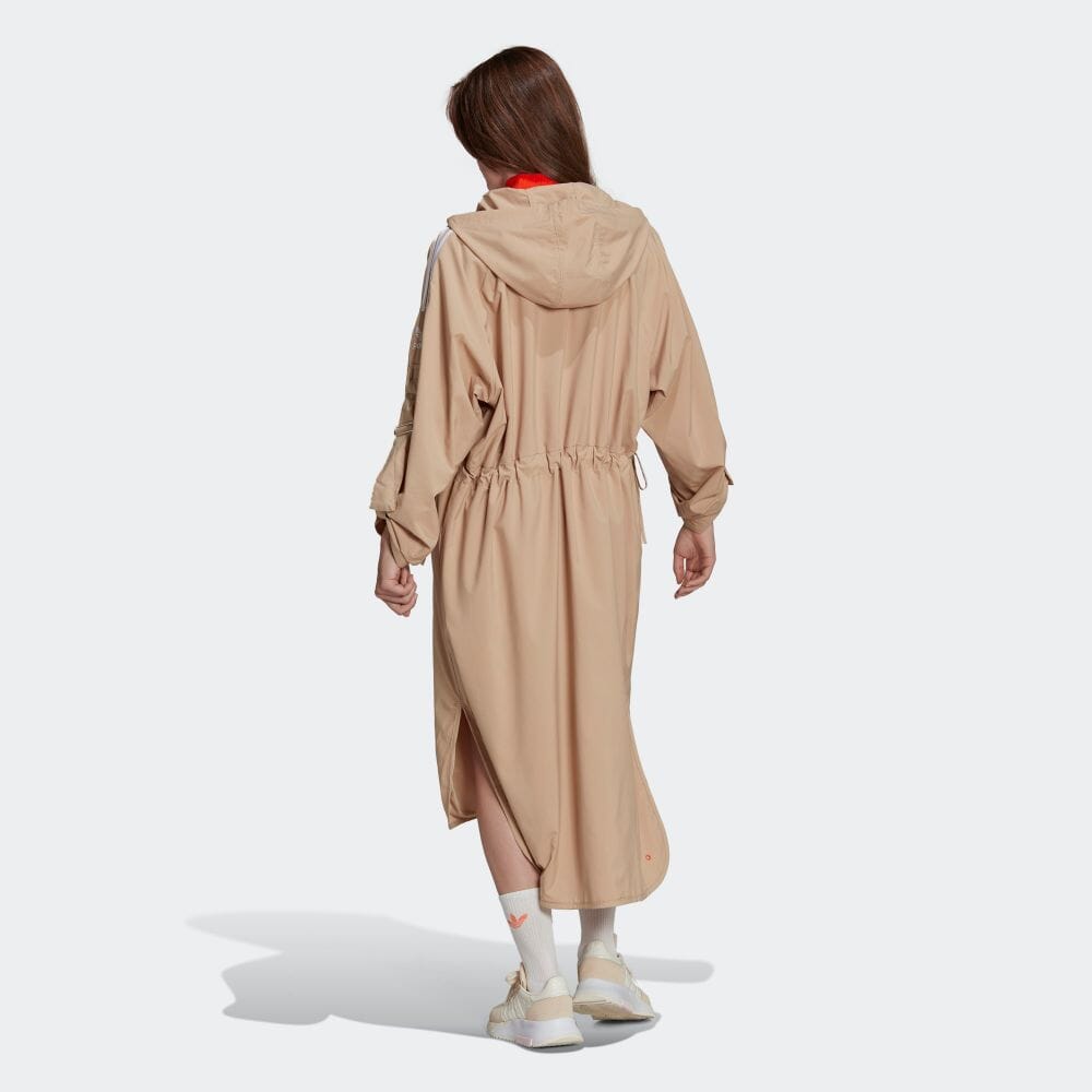 ADIDAS WOMENS PARLEY HOODED DRESS
