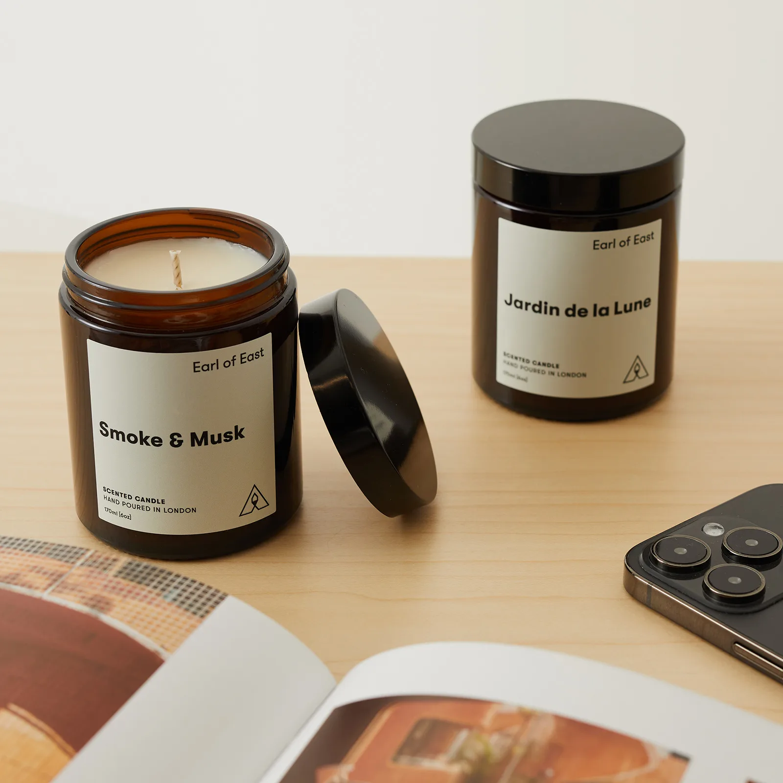 EARL OF EAST OPULENT SCENT PAIRING COMPANION SET - BROWN