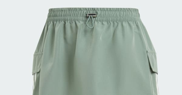 ADIDAS ORIGINALS W SG 3 STRP CARGO SKIRT - trace green