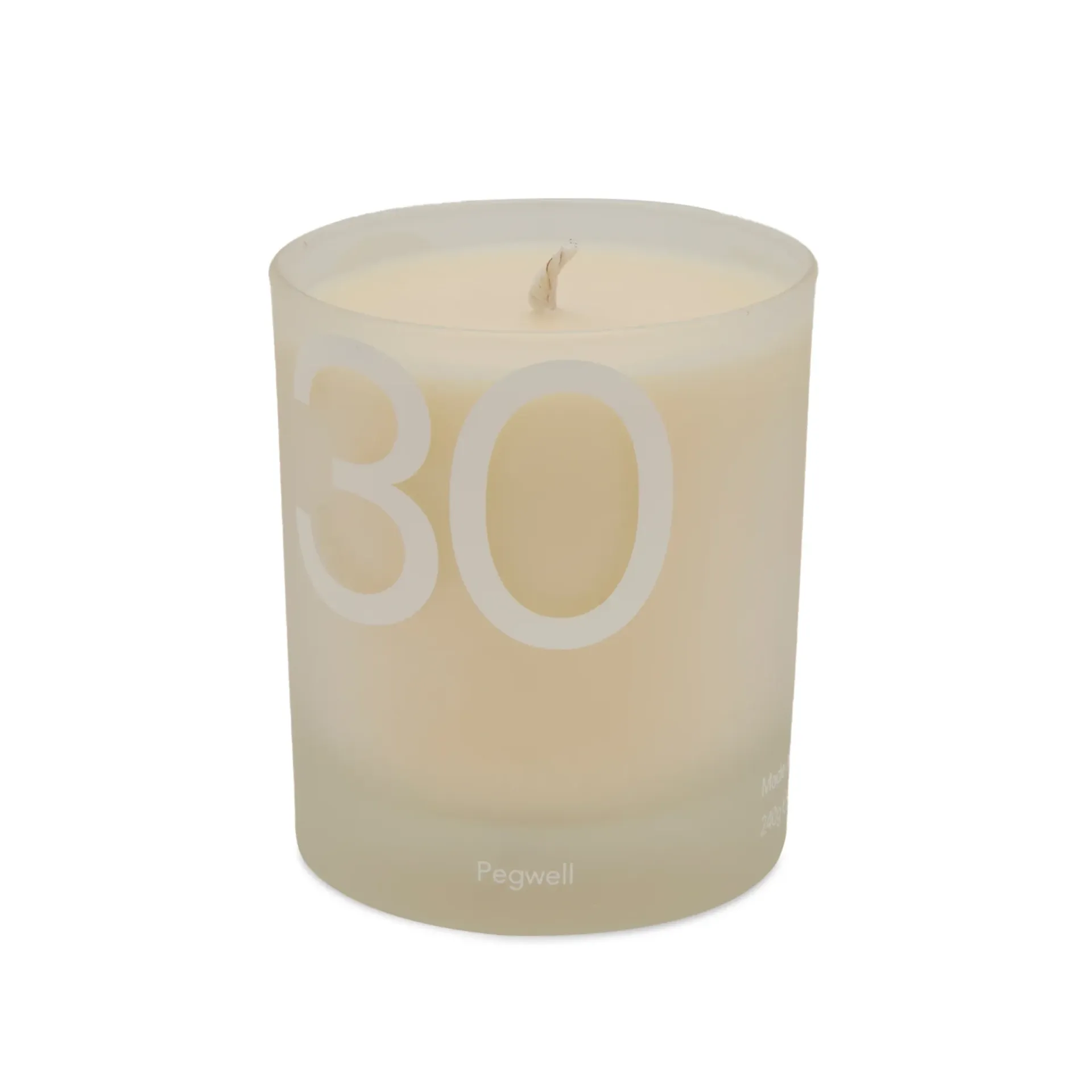 HAECKELS PEGWELL CANDLE - WHITE