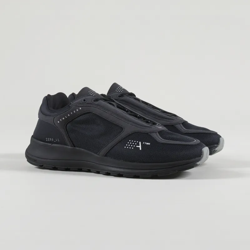 ATHLETICS FOOTWEAR ZERO V1 TRAINERS -JET BLACK