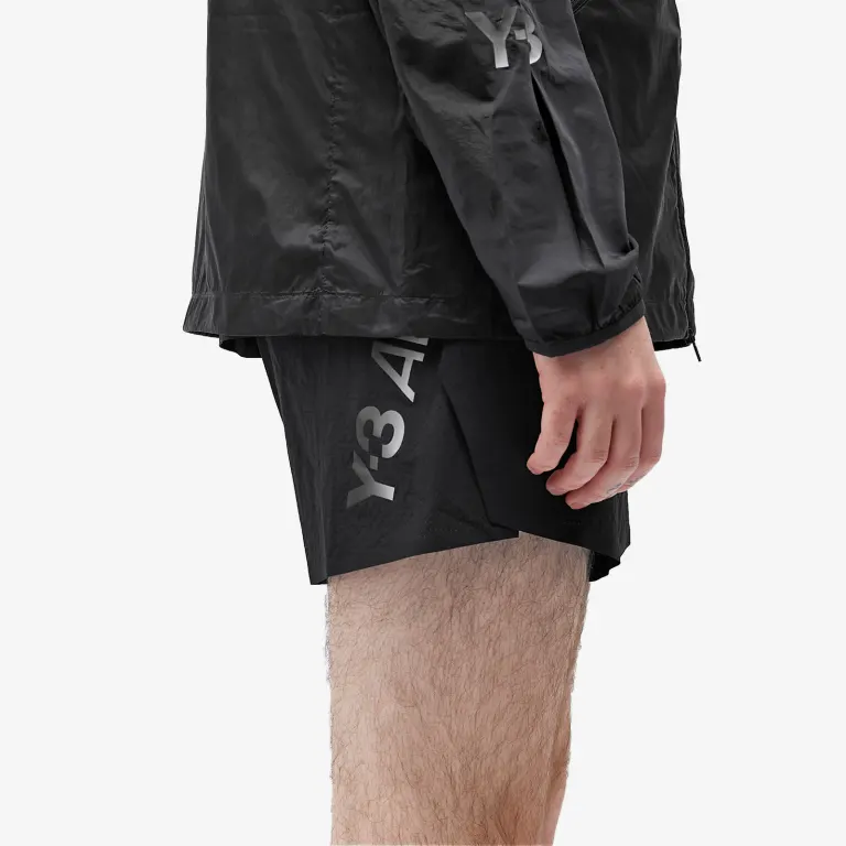 ADIDAS Y-3 MENS RUNNING SHORT     BLACK