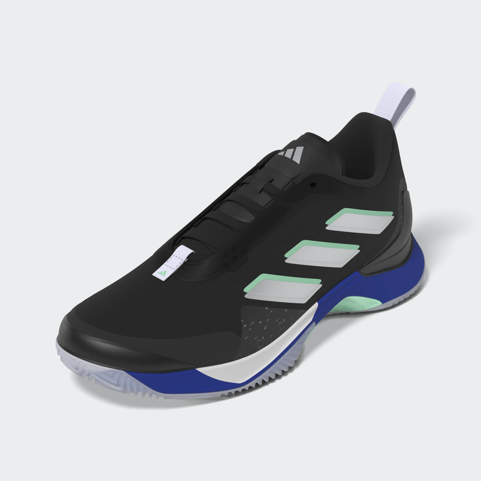 ADIDAS WOMENS AVACOURT CLAY TENNIS TRAINERS