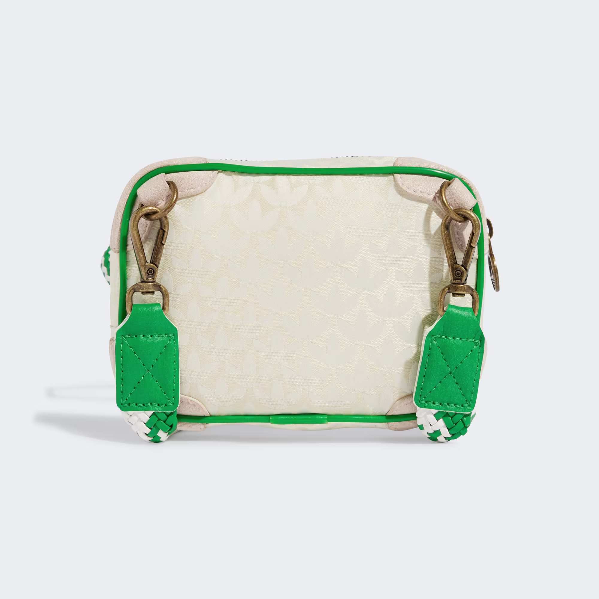 Trefoil Monogram Jacquard Suede Mini Airliner Bag