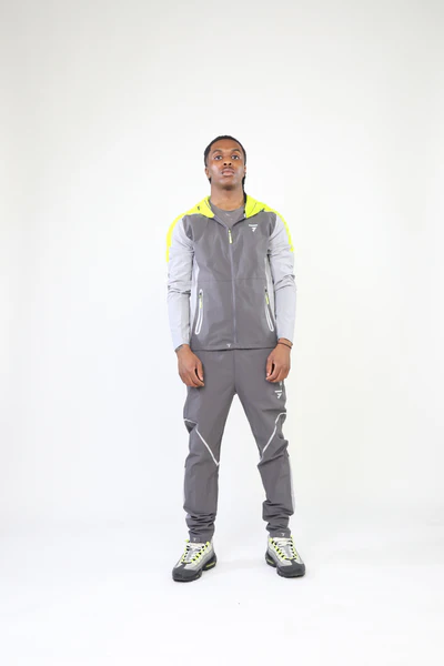 GRIID REFLECT HOOD - DARK GREY / LIGHT GREY/ VOLT