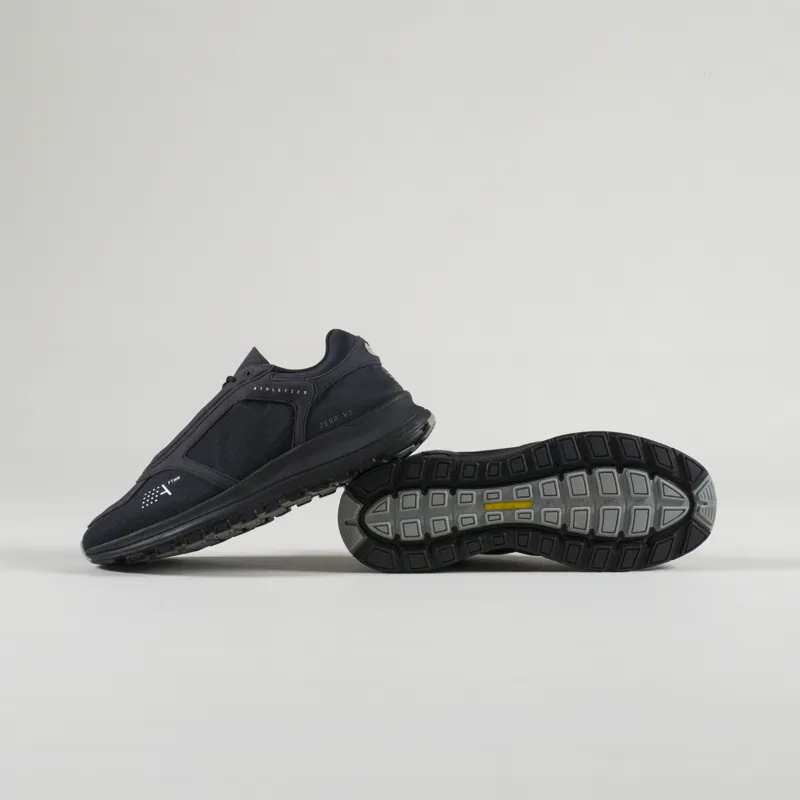 ATHLETICS FOOTWEAR ZERO V1 TRAINERS -JET BLACK
