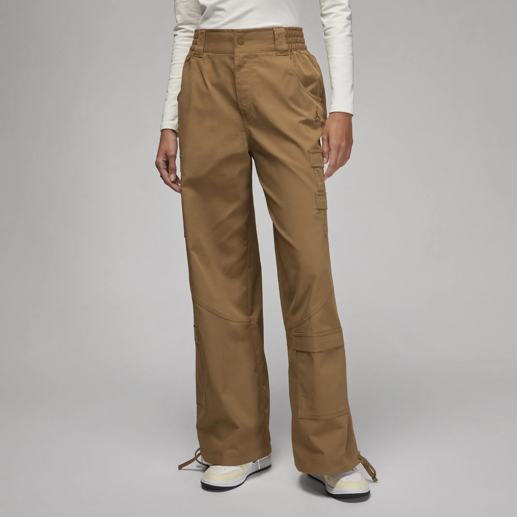 JORDAN WOMENS CARGO CHICAGO PANT - BROWN KELP