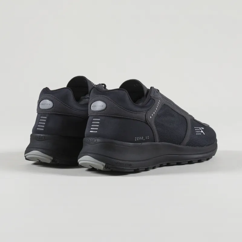 ATHLETICS FOOTWEAR ZERO V1 TRAINERS -JET BLACK