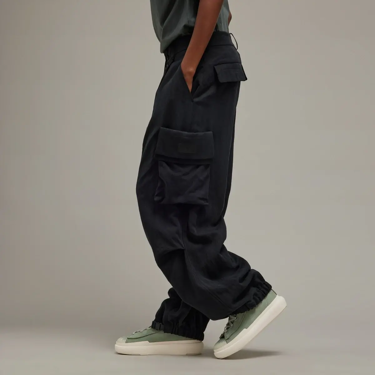 ADIDAS Y-3 WOMENS CUFF CARGO PANTS