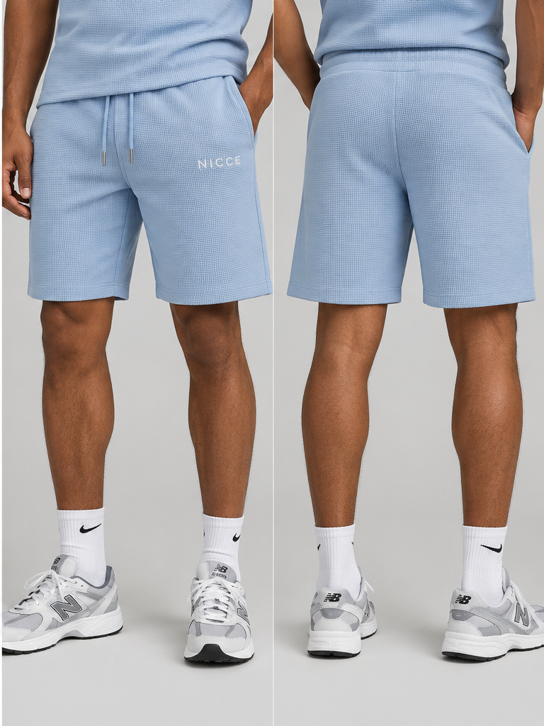 NICCE WAFFLE SHORT - BLUE