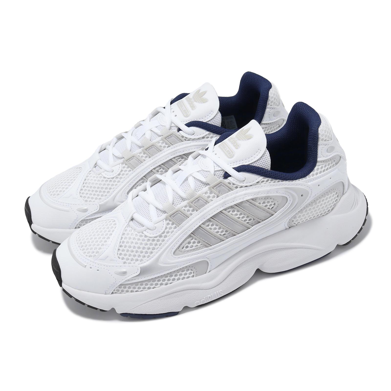 ADIDAS ORIGINALS OZMILLEN TRAINERS - CLOUD WHITE/GREY ONE/BRIGHT BLUE