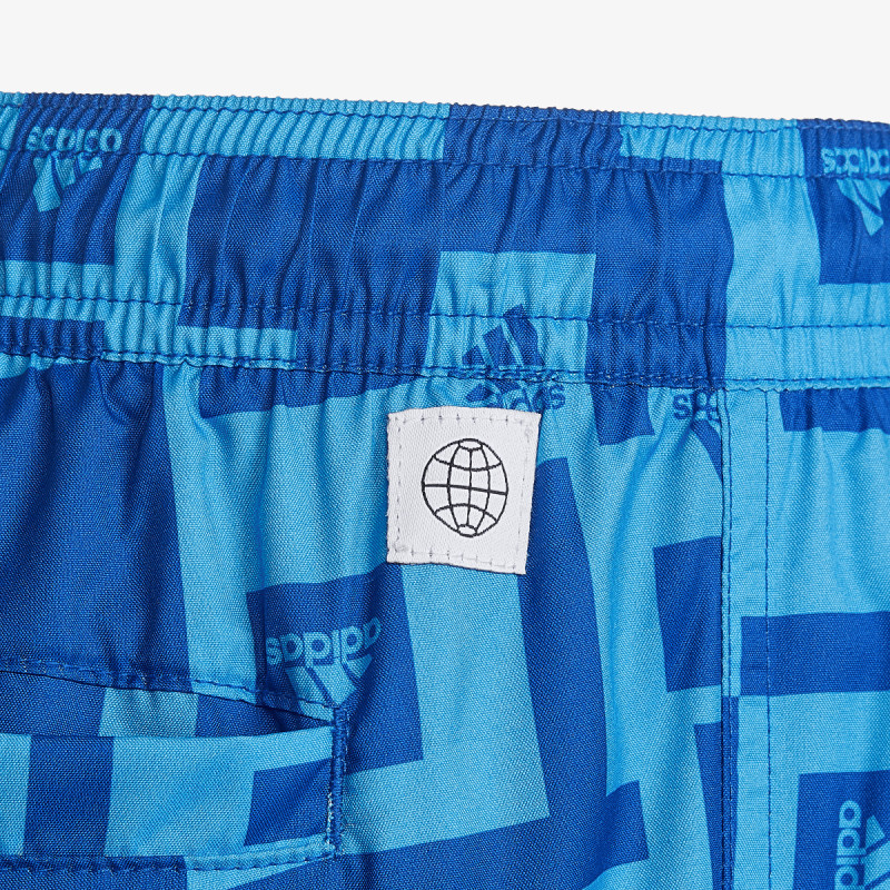 ADIDAS JUNIOR BOS AOP SWIM SHORTS