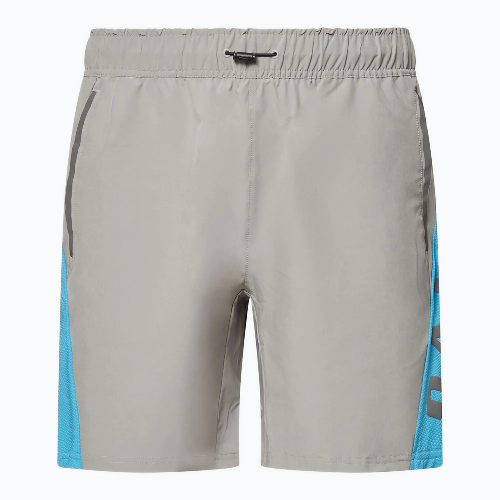 OAKLEY TRAINING SIDE PANEL SHORT - CEMENT / SWIMMING BLUE