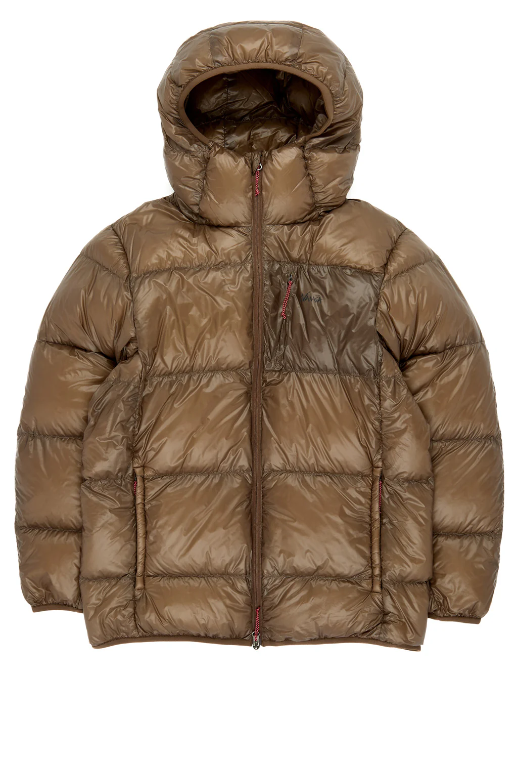 NANGA MOUNTAIN LODGE DOWN HOODIE JACKET - MOCHA