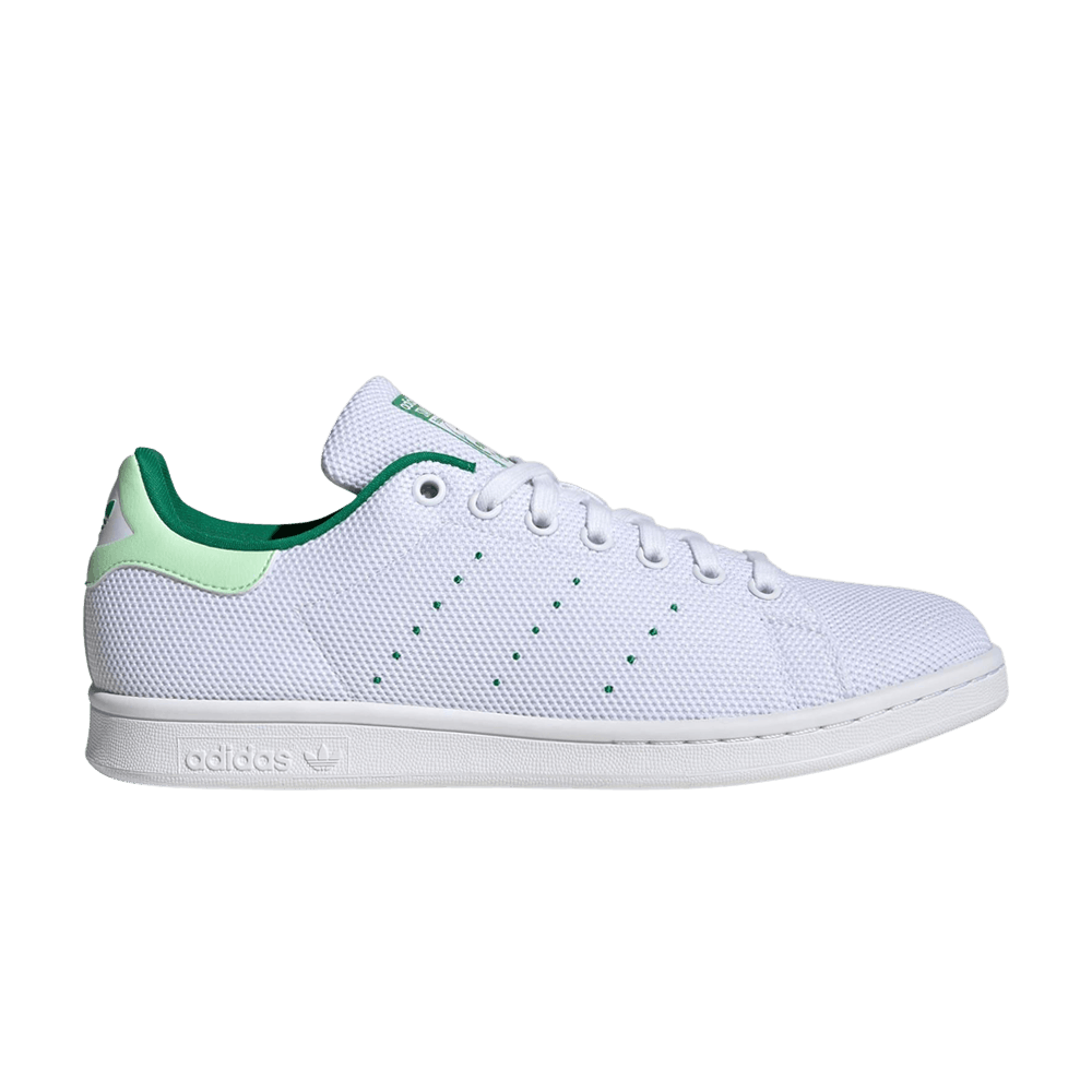 ADIDAS MENS ORIGINALS STAN SMITH TRAINERS - WHITE/GREEN