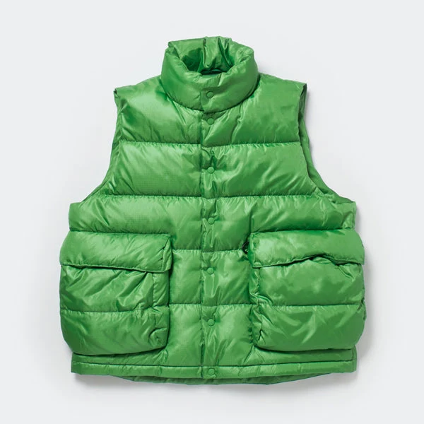 DAIWA PIER 39 TECH BACKPACKER DOWN VEST - GREEN