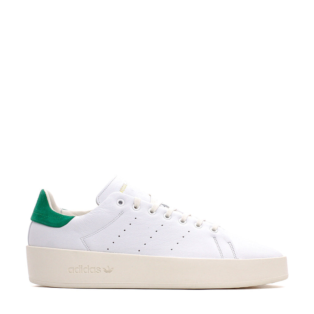 ADIDAS MENS ORIGINALS STAN SMITH RECON TRAINERS - WHITE/GREEN