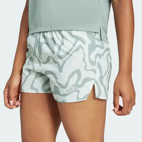 ADIDAS RUN IT BRAND LOVE SHORTS WOMENS - GREEN