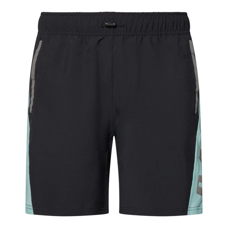 OAKLEY TRAINING SIDE PANEL SHORT - BLACKOUT / PACIFIC