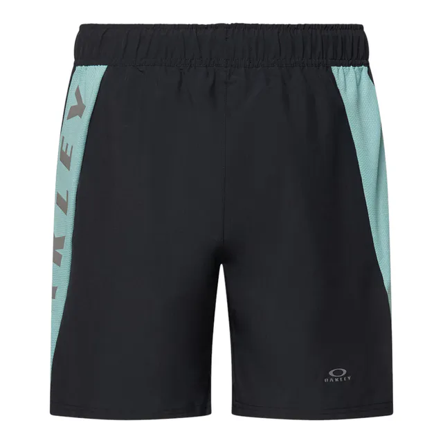 OAKLEY TRAINING SIDE PANEL SHORT - BLACKOUT / PACIFIC