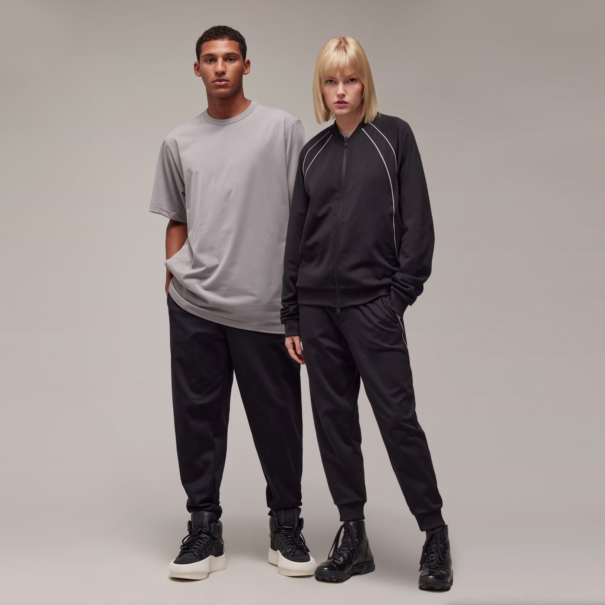 ADIDAS Y-3 SUPERSTAR TRACK PANTS UNISEX BLACK