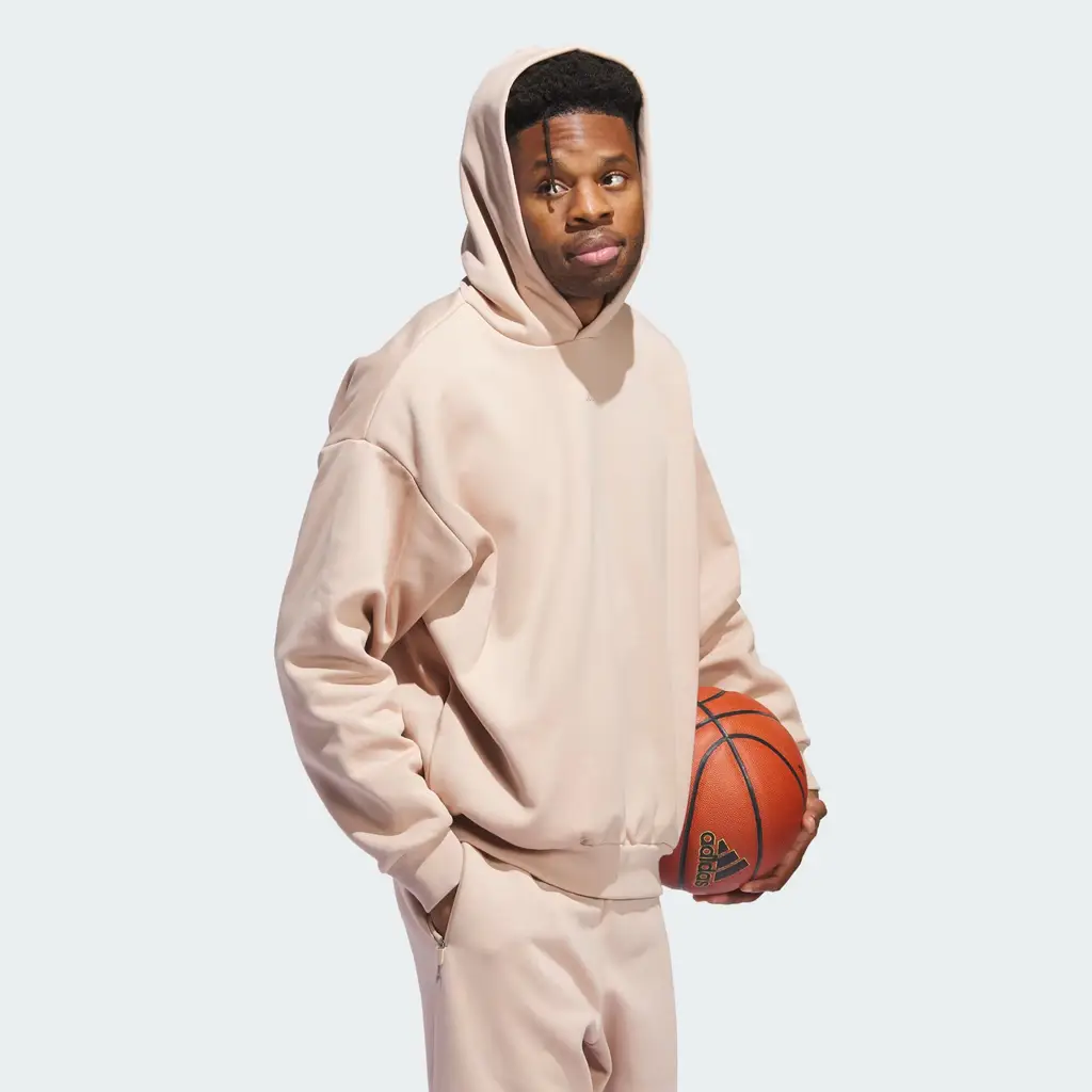 ADIDAS MENS SOFT TOUCH ONE BASKETBALL HOODIE