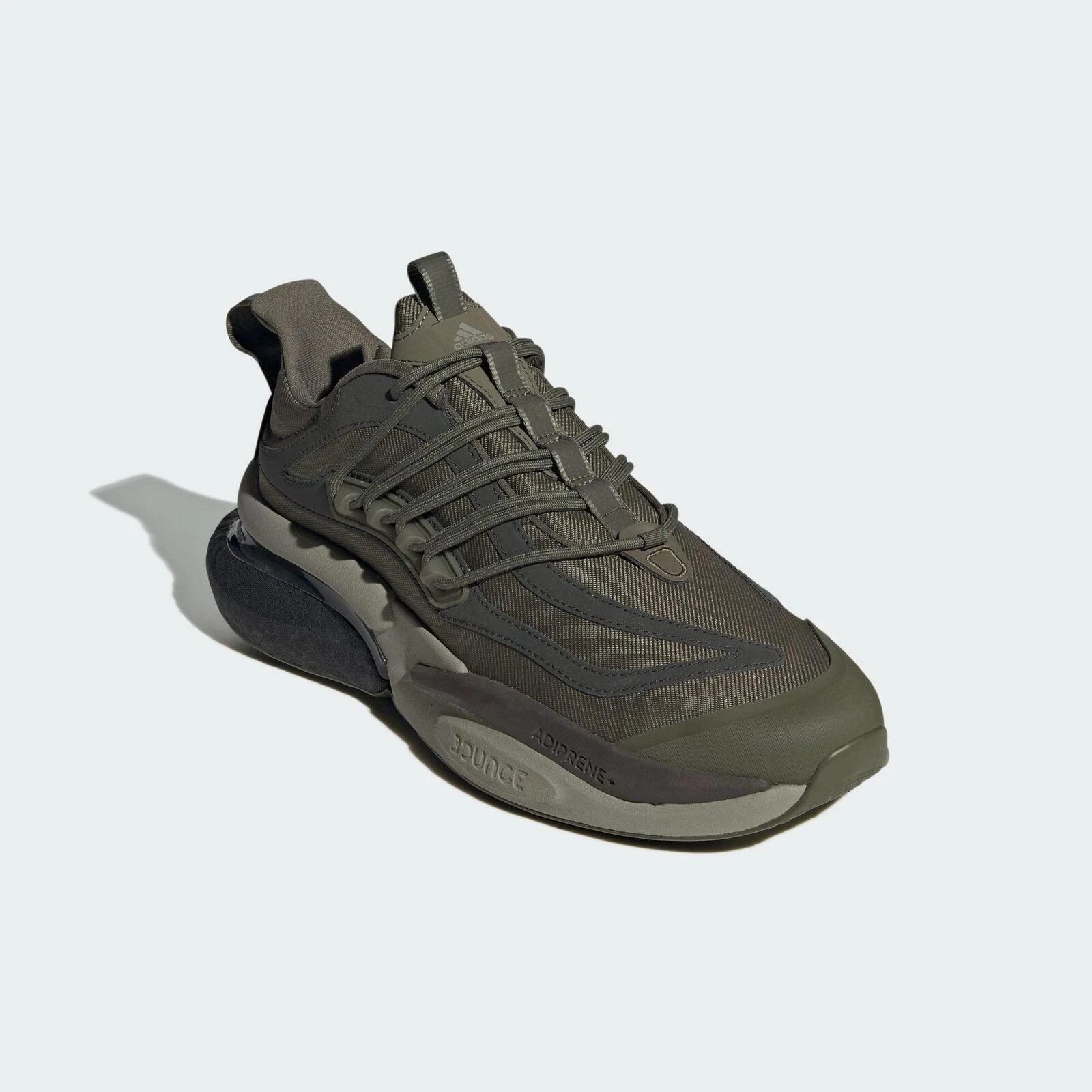 ADIDAS MENS AlphaBoost V1 TRAINERS   OLISTR/SHA
