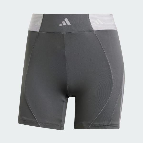 ADIDAS W HYGLM ELV SHORT - GRY SIX/GLRY GRY