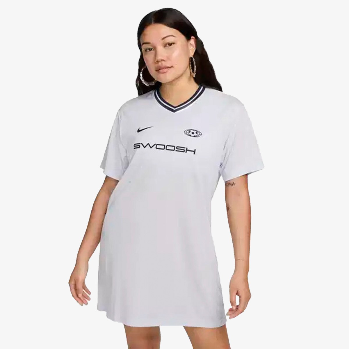 NIKE W NSW DRESS FTB TRND - FOOTBALL GREY