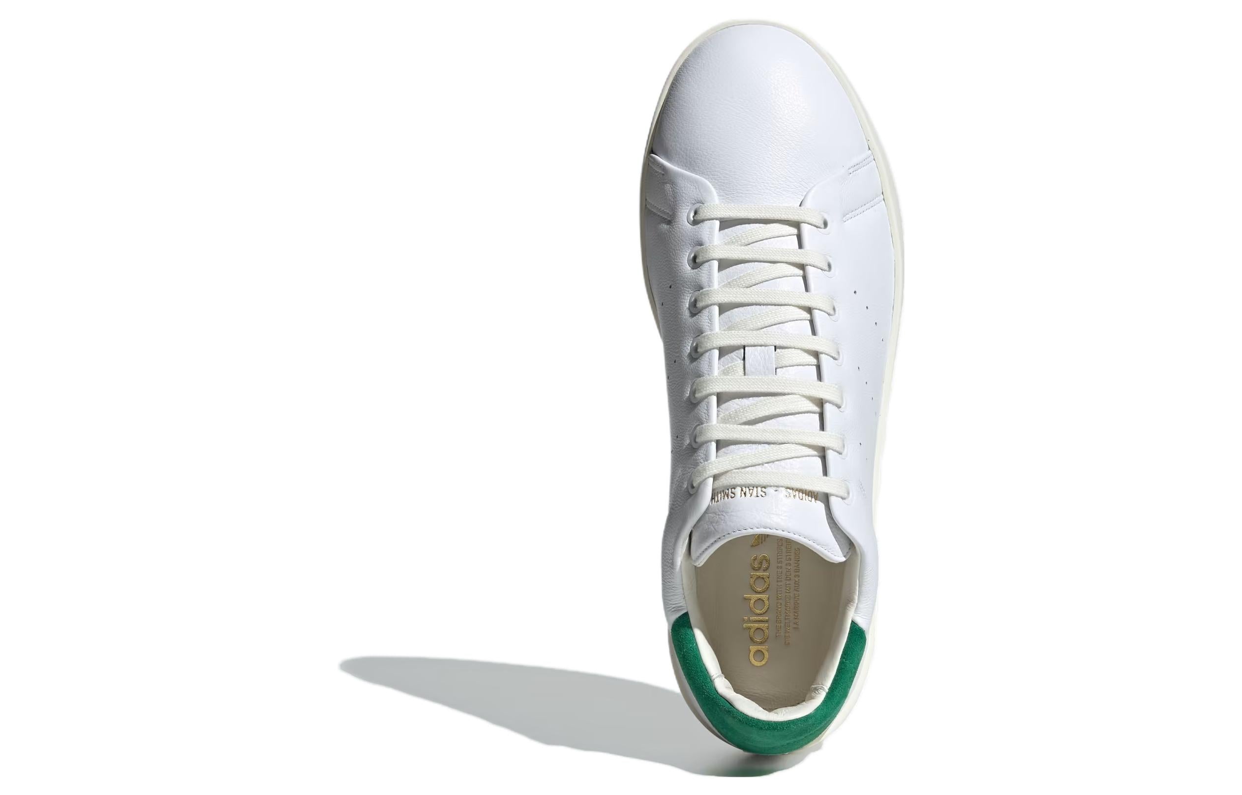 ADIDAS MENS ORIGINALS STAN SMITH RECON TRAINERS - WHITE/GREEN