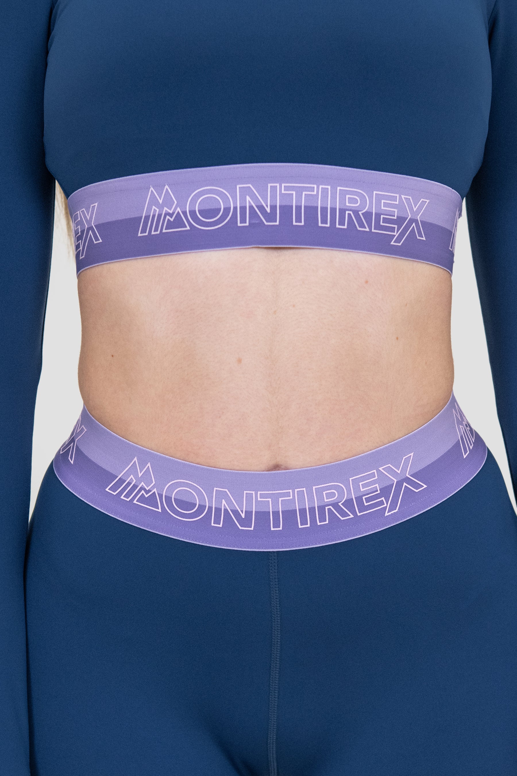 MONTIREX ICON CONTRAST CROP 2.0 1/4 ZIP - AGENCY/OCCITANIA/LAVANDULA