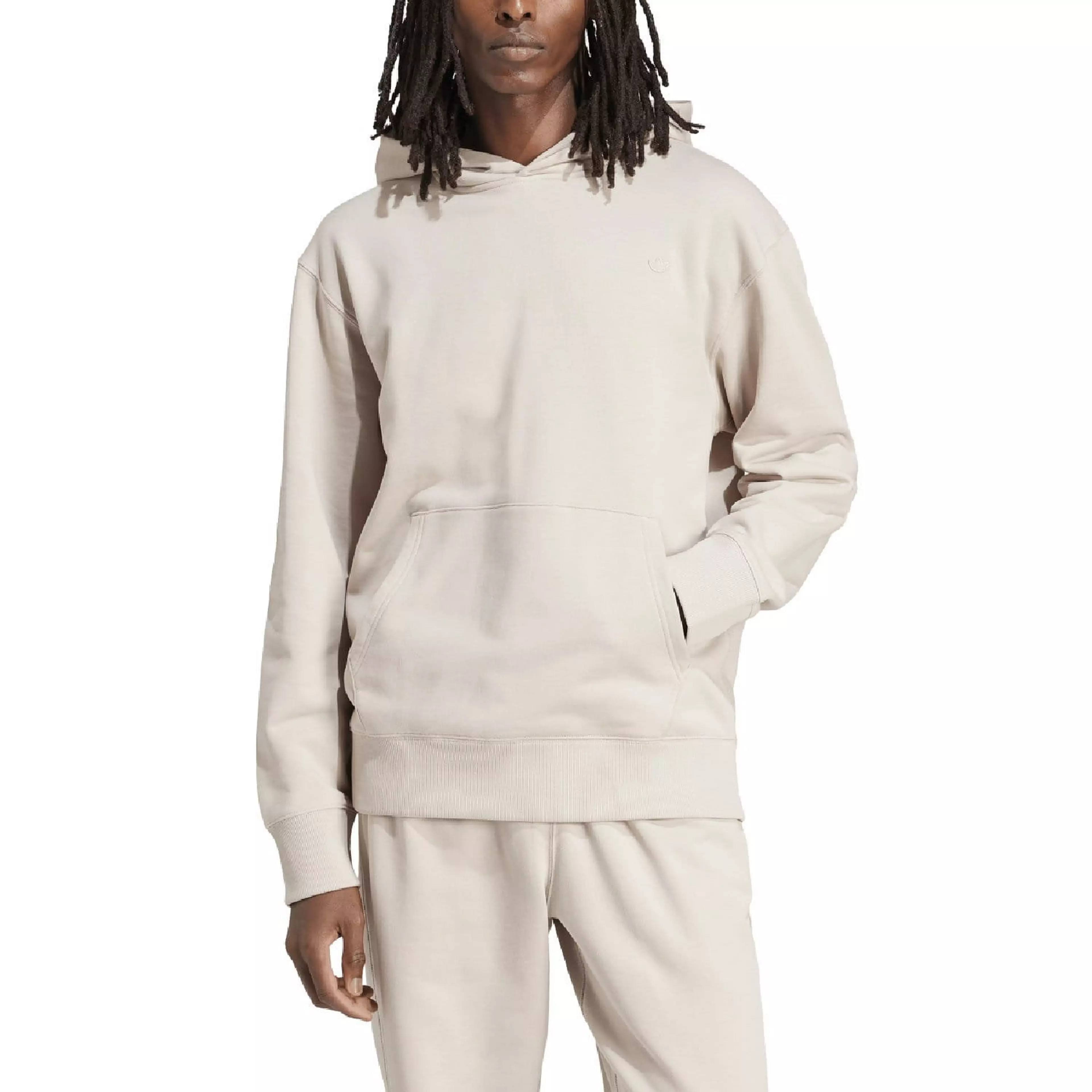 ADIDAS ORIGINALS TREFOIL LOGO MENS C HOODIE FRENCH TERRY WONBEI/WON