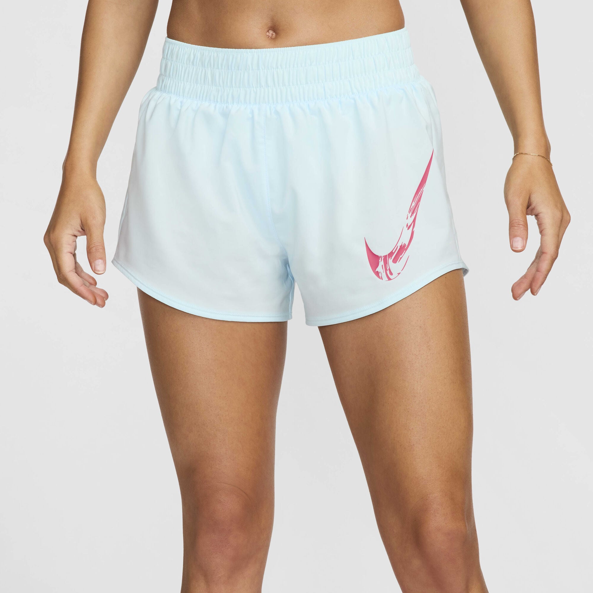 NIKE W ONE SWSH MR SHORT - GLACIER BLUE