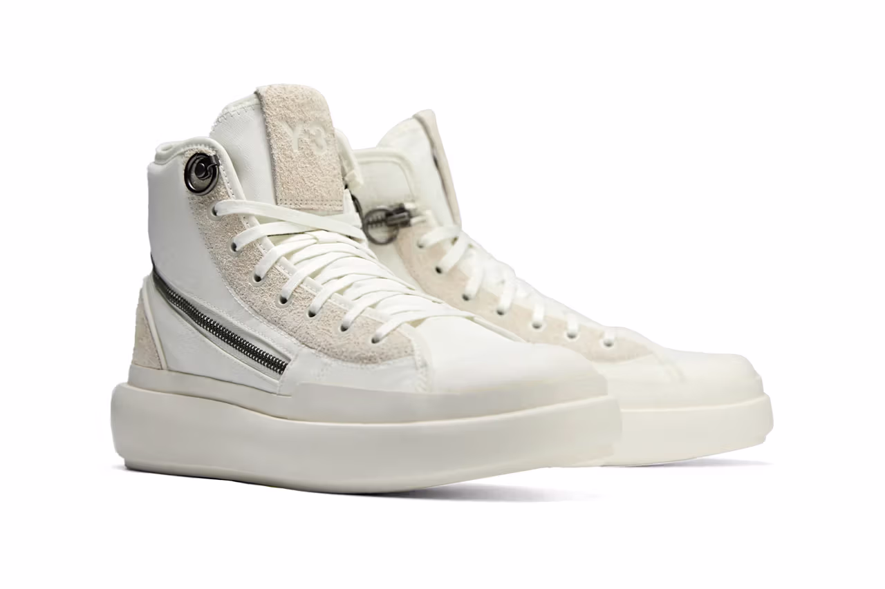 ADIDAS ORIGINALS Y-3 AJATU COURT HIGH TRAINERS