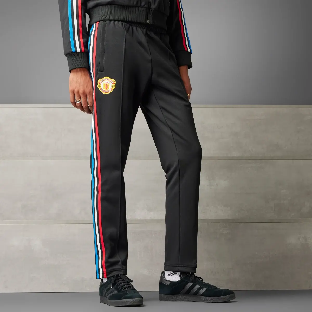 ADIDAS ORIGINALS MUFC TRACK PANTS x STONE ROSES