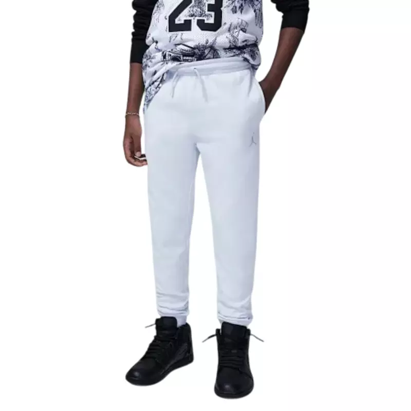 JORDAN JUNIOR BROOKLYN ESSENTIAL FLC PANT - PURE PLATINUM