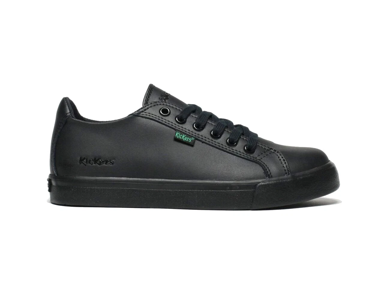 KICKERS INF TOVNI LACER LTH BLACK - BLACK