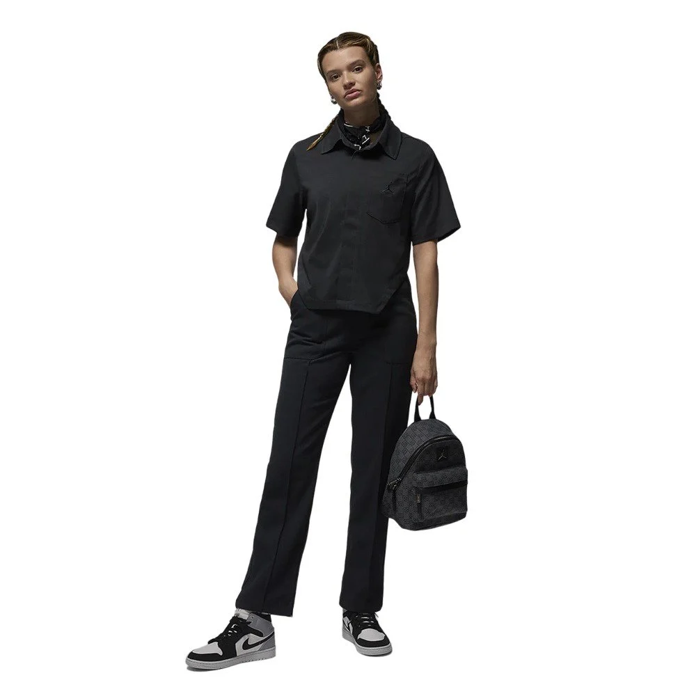 NIKE AIR JORDAN WOMENS J WVN PANT - BLACK