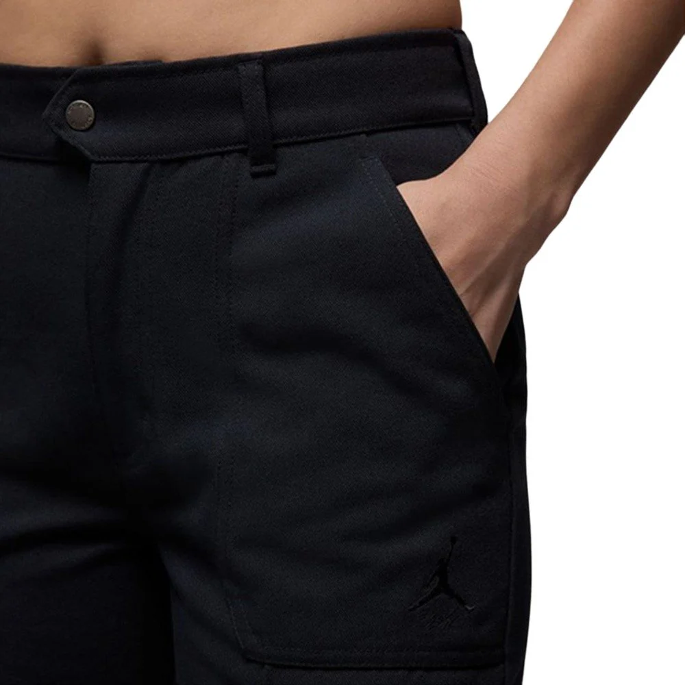 NIKE AIR JORDAN WOMENS J WVN PANT - BLACK
