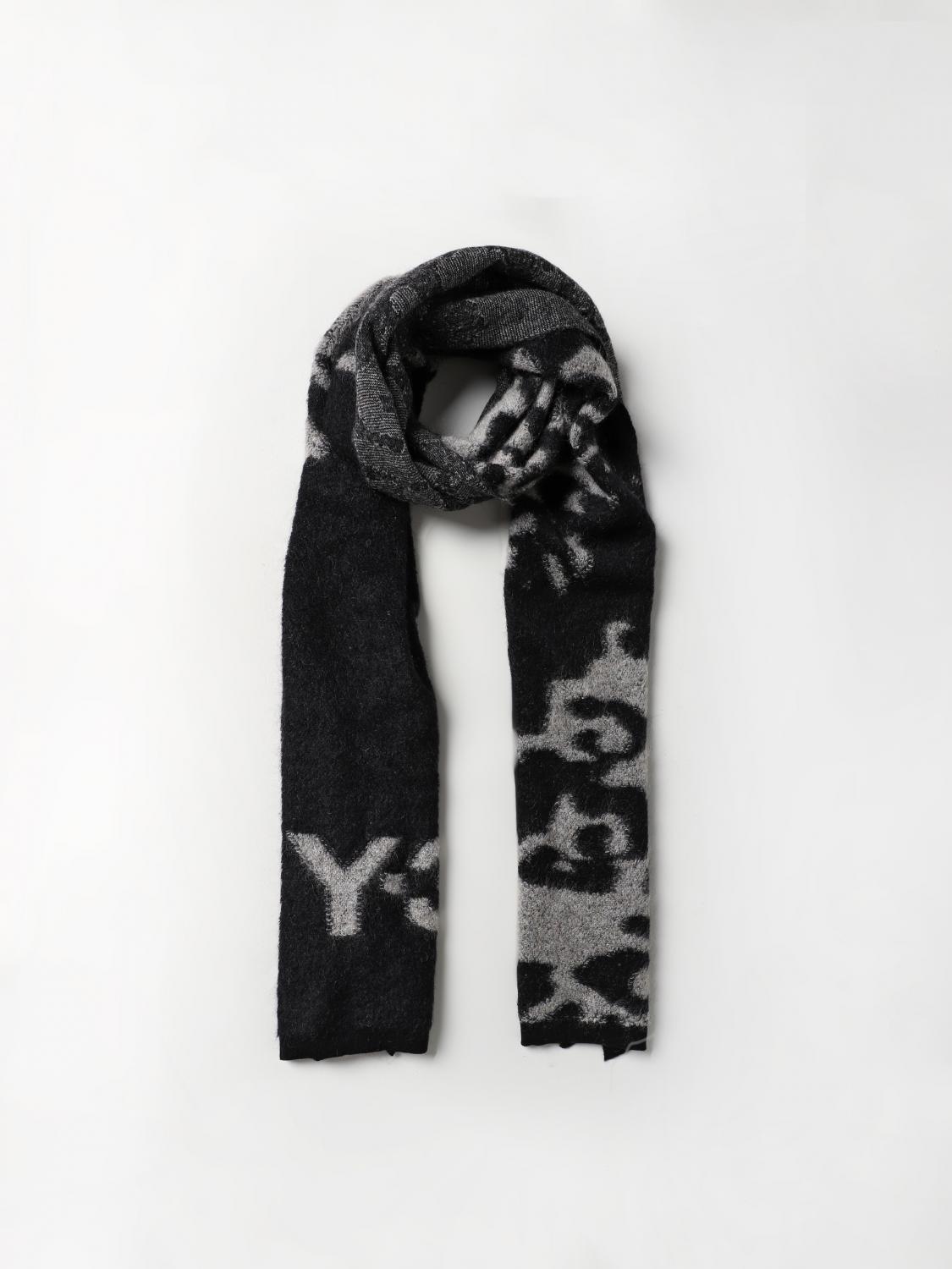 ADIDAS Y-3 UNISEX AOP SCARF - BLACK / CORE WHITE